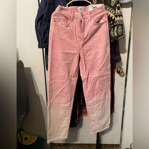 brand new with Tags BDG pink faded high waisted baggy jeans 29